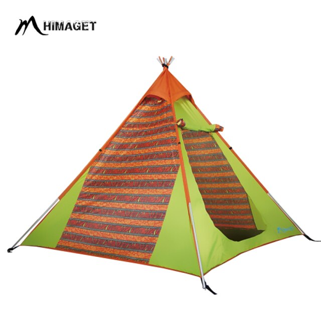  HIMAGET 2 persons Tent Triple Camping Tent One Room Family Camping Tents Keep Warm Moistureproof/Moisture Permeability Well-ventilated