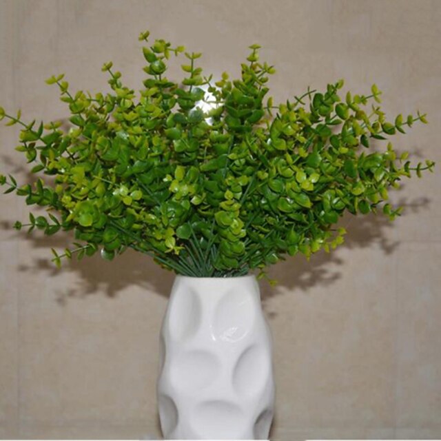  Artificial Flowers Silk Flower Grass Green Plant Millet Flower 7-inch Aquarium Artificial Decorative Plastic Aq