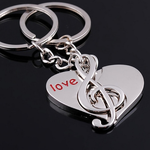  Keychain Silver Alloy Fashion For Birthday / Gift