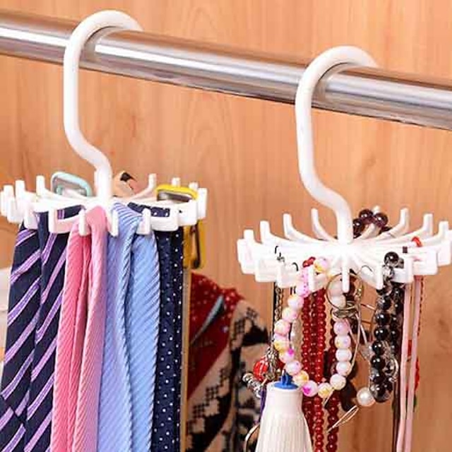  verstelbare 20-haaks roterende riem rek sjaal organizer heren stropdas hanger houdt
