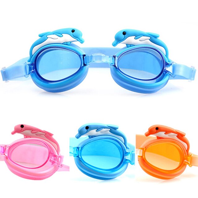  Swimming Goggles Waterproof / Anti-Fog / Adjustable Size Acetate Acrylic Pink / Blue / Orange Pink / Blue / Orange