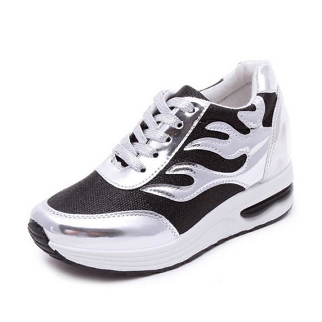  Women's Shoes Flat Heel Comfort Athletic Shoes Outdoor Black / Silver
