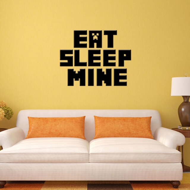  3D Wall Stickers Wall Decals, Minecraft PVC Wall Stickers