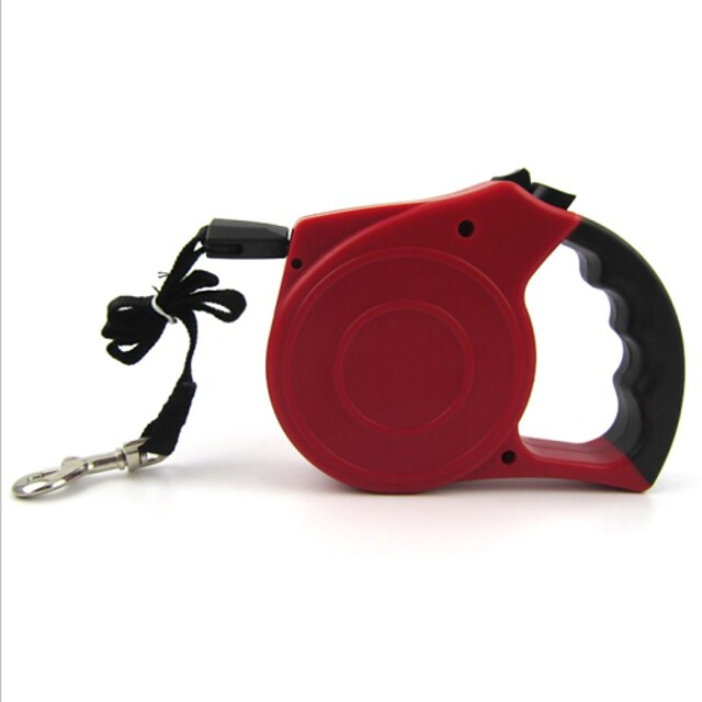  Chat Chien Laisses Ajustable / Réglable Automatique Nylon Caoutchouc Noir Rouge Bleu Rose Vert