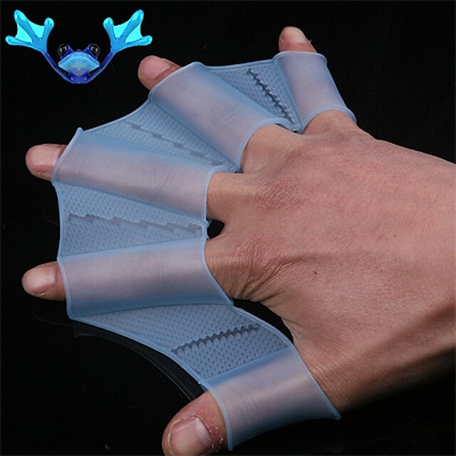  Aquatic Gloves Silicone High Speed Swimming for Kid's Adults'