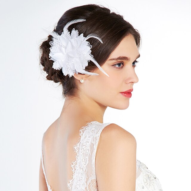  Krystall / Stoff Kronen-Tiaras / Blumen mit 1 Hochzeit / Besondere Anlässe / Party / Abend Kopfschmuck