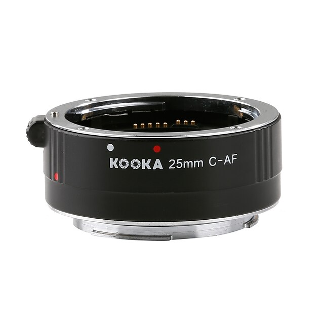  kooka kk-c25 hosszabbító cső 3,5 mm-es bemenet autofókusz ttl robbanás Canon EF&ef-s tükörreflexes