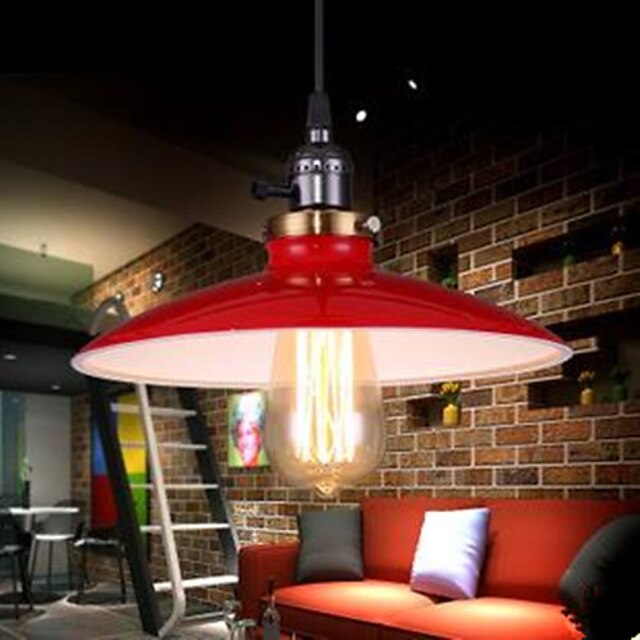  Pendant Light Ambient Light Painted Finishes Metal LED 110-120V / 220-240V Yellow Bulb Not Included