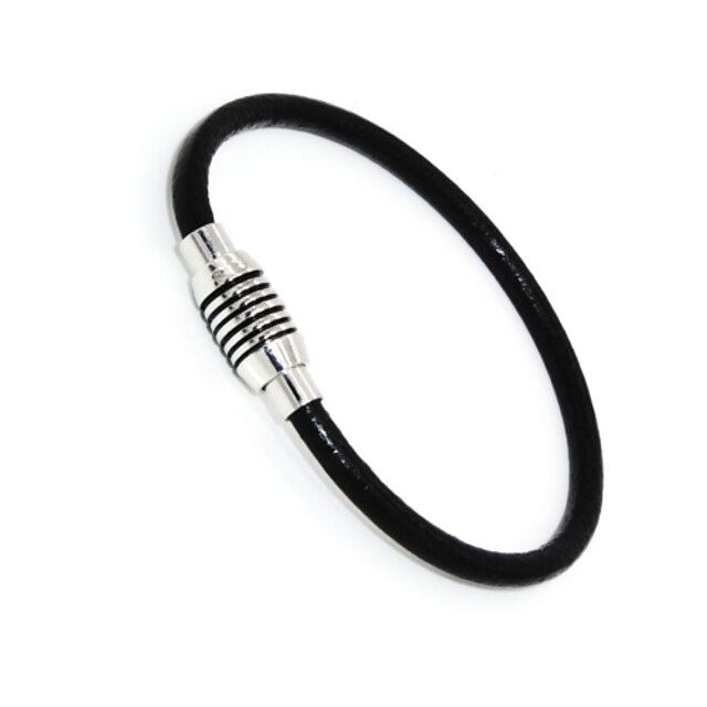  Men's Leather Bracelet - Anchor Fashion Bracelet Black / Coffee / Khaki For Daily / Casual