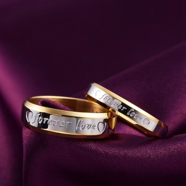  Band Ring Two tone M W Titanium Steel Ladies Fashion 6 7 8 9 10 / Couple's / Couple's