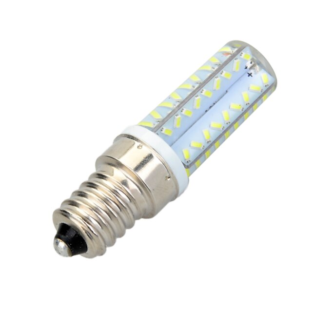  e14 geleide maïslichten t 72 smd 3014 500-600lm warm wit koud wit 3000-3500k / 6000-6500k decoratief ac 220-240v