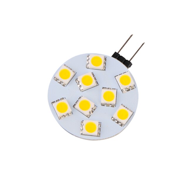 G4 Luces LED de Rail G45 9 SMD 5050 380 lm Blanco Cálido Decorativa 09.30 V 4 piezas 3000