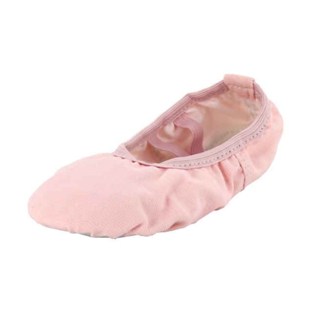  Mulheres Sapatos de Dança Lona Sapatilhas de Balé Sapatilha Sem Salto Não Personalizável Rosa claro / Interior