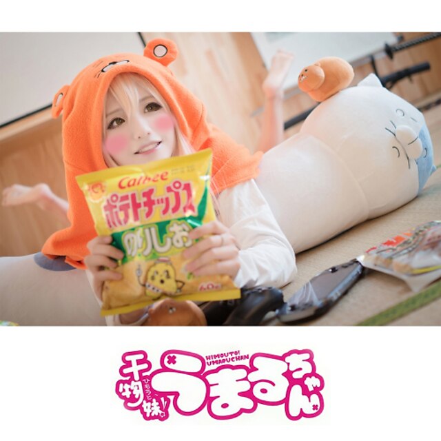  Ispirato da Himouto Cosplay Anime Costumi Cosplay Giapponese Felpe Cosplay Tinta unita / Con stampe Manica lunga Mantello Per Per uomo / Per donna