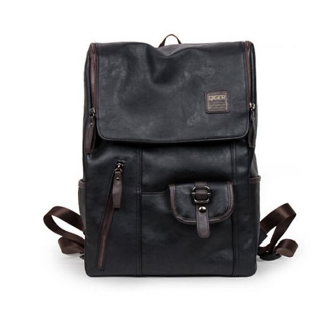  Men's / Unisex Bags leatherette / PU(Polyurethane) Backpack Zipper Black / Blue
