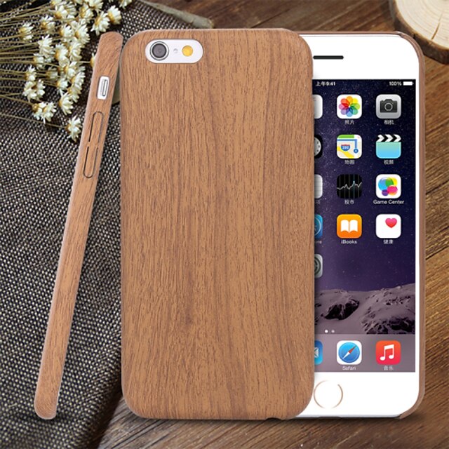  Case For iPhone 5 / Apple iPhone 5 Case Ultra-thin / Pattern Back Cover Wood Grain Soft TPU for iPhone SE / 5s / iPhone 5