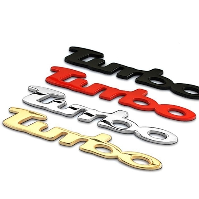  turbo dekorace 3D auto styling auto samolepky auto ocas dekor emblémy vysoce kvalitní samolepky