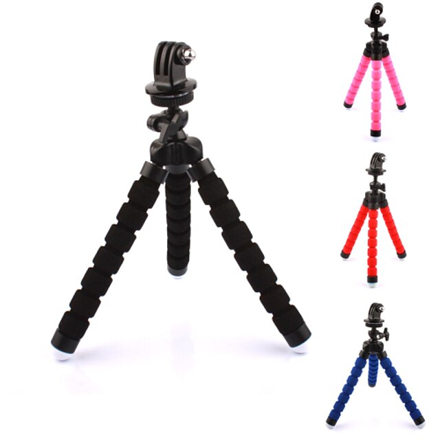  360 degree rotate octopus shape sponge tripod adapter for gopro hero 4 2 3 3 sj4000 5000 6000 xiaomi yi