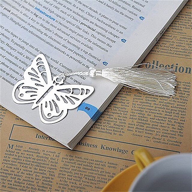  Wedding / Anniversary / Engagement Party Stainless Steel Bookmarks & Letter Openers Garden Theme / Asian Theme / Butterfly Theme - 1 pcs