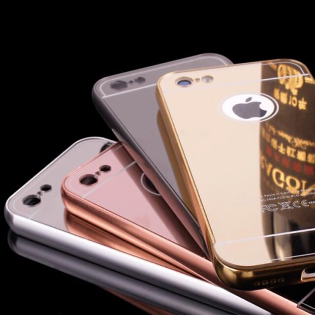 Hülle Für Apple iPhone 6 Plus / iPhone 6 Beschichtung / Spiegel Rückseite Solide Hart Metal für iPhone 6s Plus / iPhone 6s / iPhone 6 Plus