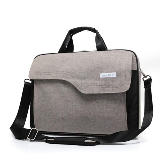  la mode grande capacité de 15,6 pouces portable mallette sac d'épaule poignée antichoc étanche pour MacBook / ch / Sony