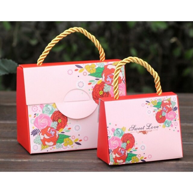  Creative Card Paper Favor Holder With Gift Boxes-12 Wedding Favors