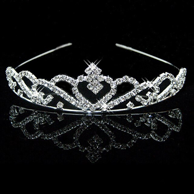  Alloy Crown Tiaras with 1 Piece Wedding / Special Occasion Headpiece