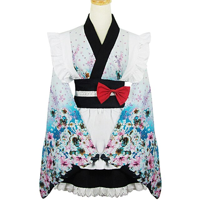  קיבל השראה מ קוספליי קוספליי אנימה תחפושות קוספליי Japanese חליפות קוספליי קימונו טלאים מעיל קימונו עבור בגדי ריקוד נשים
