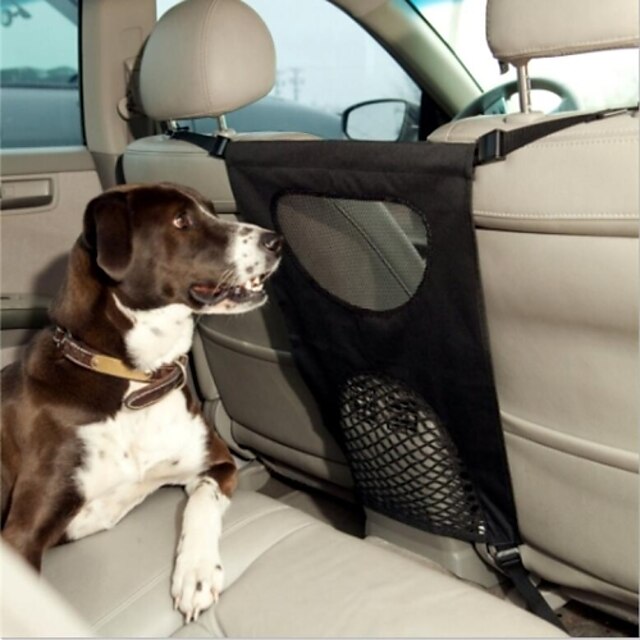  כלב כיסוי מושב לרכב חיות מחמד מנשאים מתקפל אחיד שחור