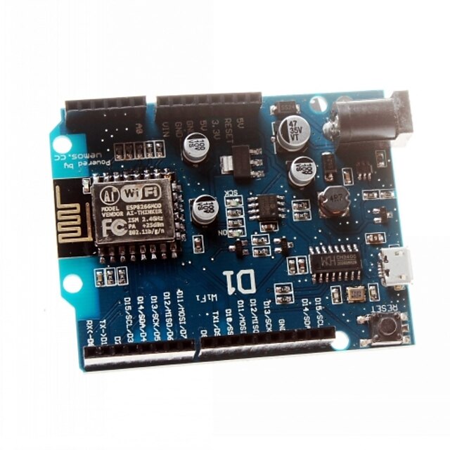  slimme elektronica esp-12e Wemos d1 wifi uno gebaseerd esp8266 schild voor Arduino compatible