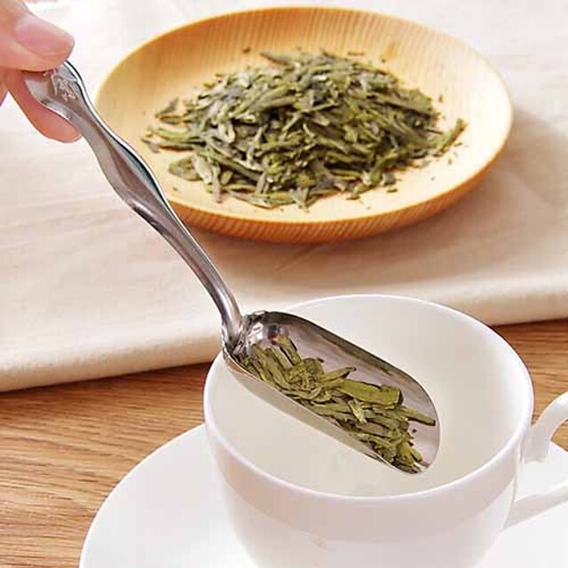  pote minimalista em aço inoxidável colher colher de chá colher chá acessório chá