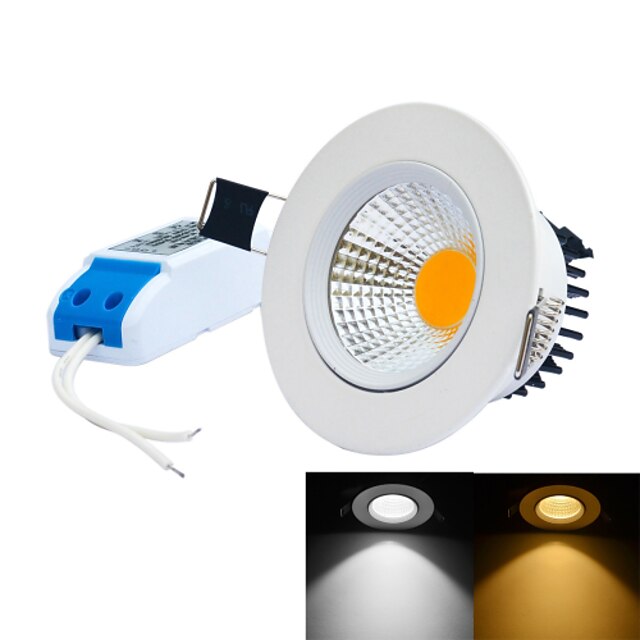  6000-6500/3000-3200lm Lâmpada de Embutir 1 Contas LED LED Integrado Regulável Branco Quente Branco Frio 85-265V