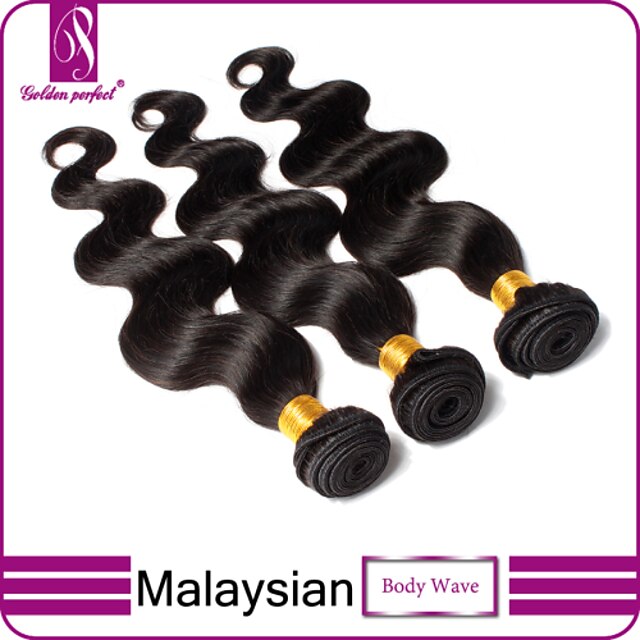  Малазийские волосы Естественные кудри Ткет человеческих волос 3 предмета 0.3
