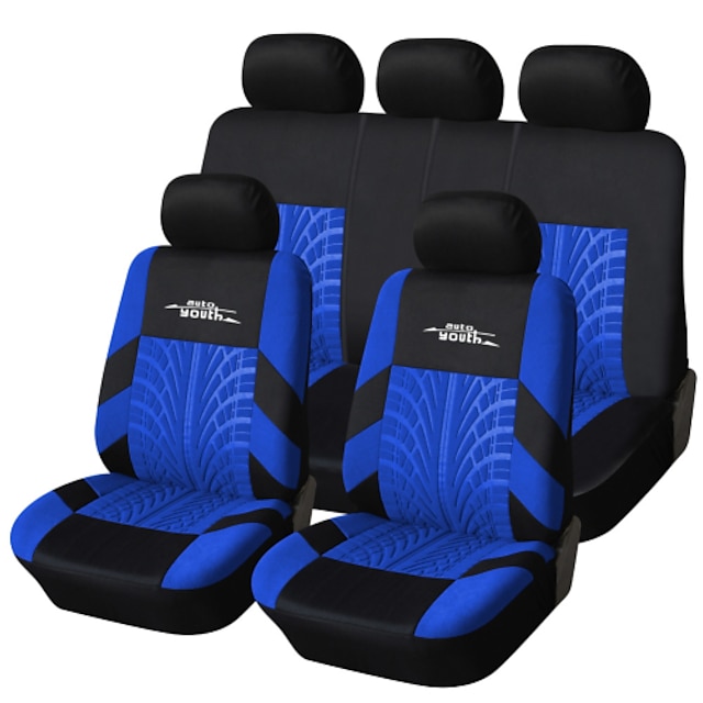  AUTOYOUTH Istuinsuojat autoon Istuinkannet Punainen / Sininen / Harmaa tekstiili Yleinen Käyttötarkoitus Volvo / Volkswagen / Toyota
