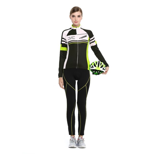  BATFOX® Kerékpáros dzsörzé nadrággal Női Hosszú ujj BikeLégáteresztő / Melegen tartani / Ultraibolya biztos / Viselhető / YKK Zipper /