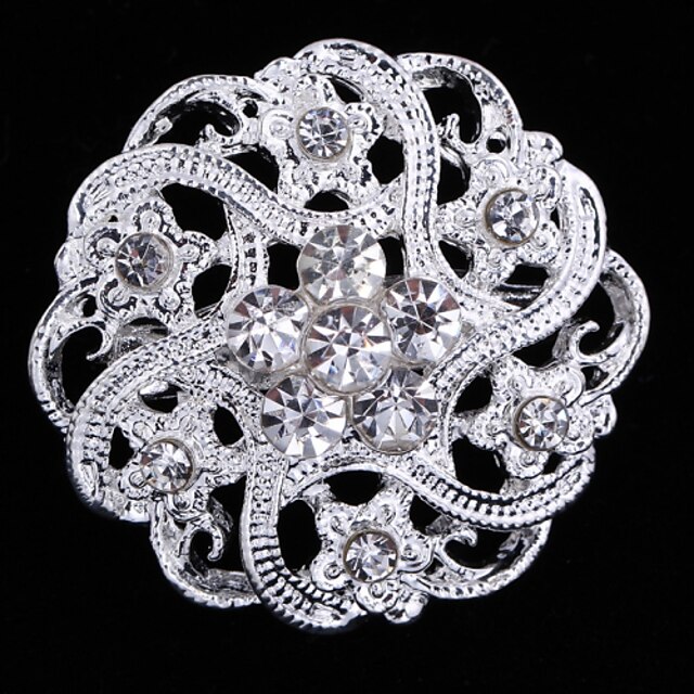  Women's Brooches Ladies Fashion Crystal Brooch Jewelry For Wedding Party Special Occasion Birthday Gift Daily