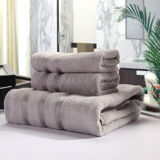  Świeży styl Set Bath Towel,Przędza barwiona Najwyższa jakość 100% włókna bambusowego Robić na drutach Ręcznik
