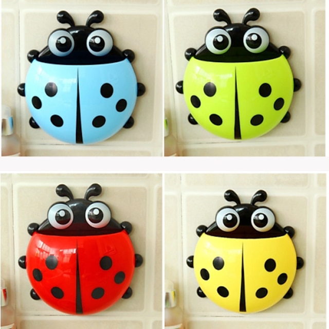  ZIQIAO Multifunctional Lovely Ladybug Powerful Cupule With Storage Boxes (Random Colors)