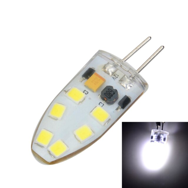  3W G4 Luminárias de LED  Duplo-Pin Encaixe Embutido 12 leds SMD 2835 Regulável Branco Quente Branco Frio 150-250lm 3500/6500K DC 12 AC 12