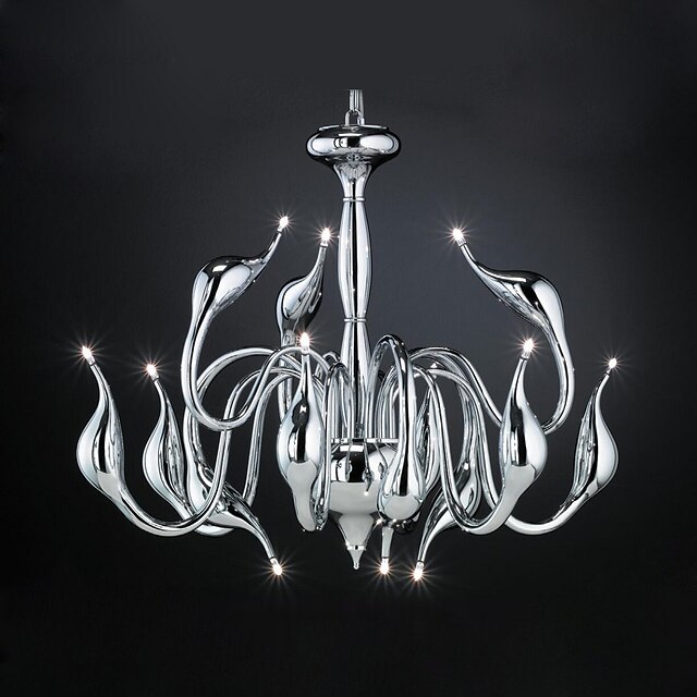  UMEI™ Candle-style Chandelier Ambient Light Chrome Metal Candle Style 110-120V / 220-240V Bulb Included / G4
