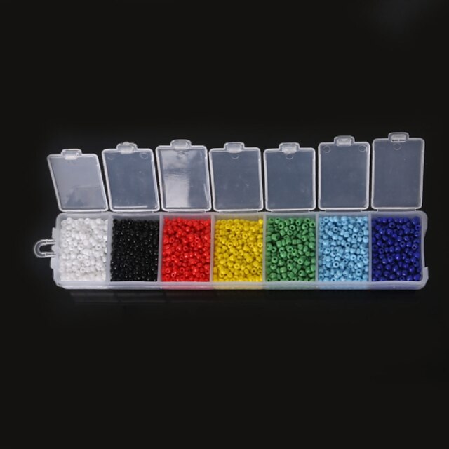  DIY Jewelry pcs Beads Buckets Beads kits 2 3 Round Shape Glass Bead cm DIY Bracelet Necklace