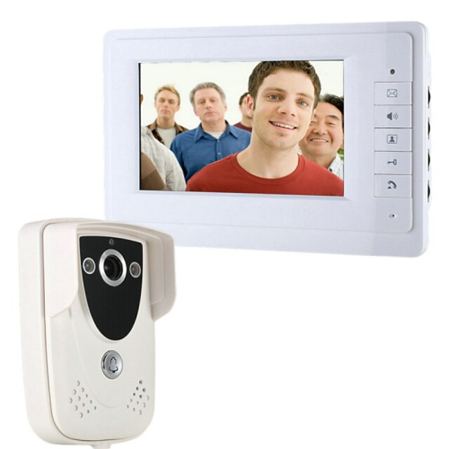  ENNIO Bekabeld Gefotografeerd 7inch Handsfree 960*480Pixel One to One video deurintercom