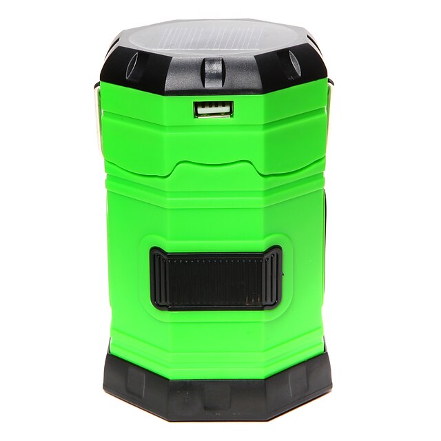  T-929 Lanterns & Tent Lights LED - 8 Emitters 1000 lm 1 Mode Rechargeable Emergency Super Light Camping / Hiking / Caving Everyday Use Fishing Green