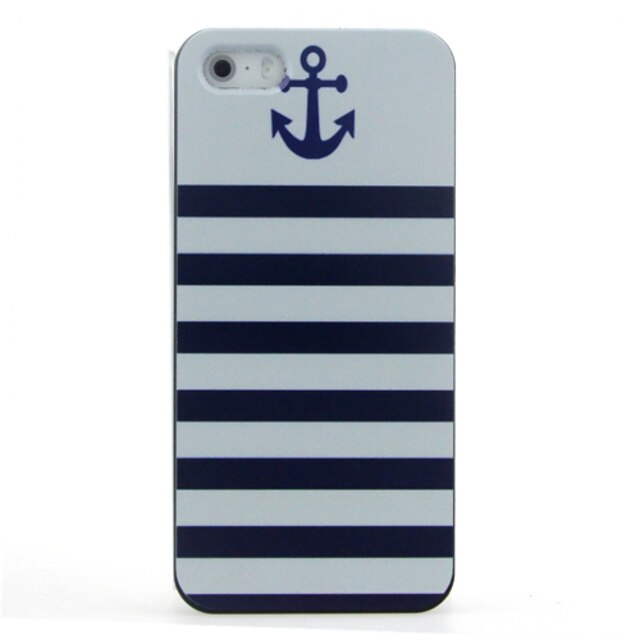  Etui Til iPhone 5 etui Mønster Bagcover Linjeret / bølget Hårdt PC for iPhone SE/5s iPhone 5