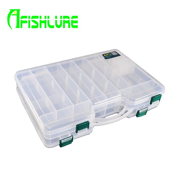  Lure Box Waterproof 2 Trays Hard Plastic 29 cm 6 cm