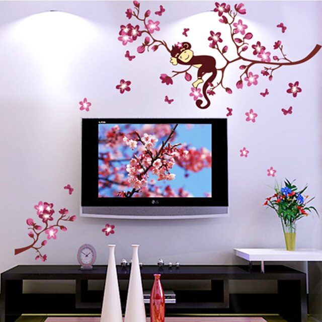  Decorative Wall Stickers - Plane Wall Stickers Landscape / Animals Living Room / Bedroom / Bathroom