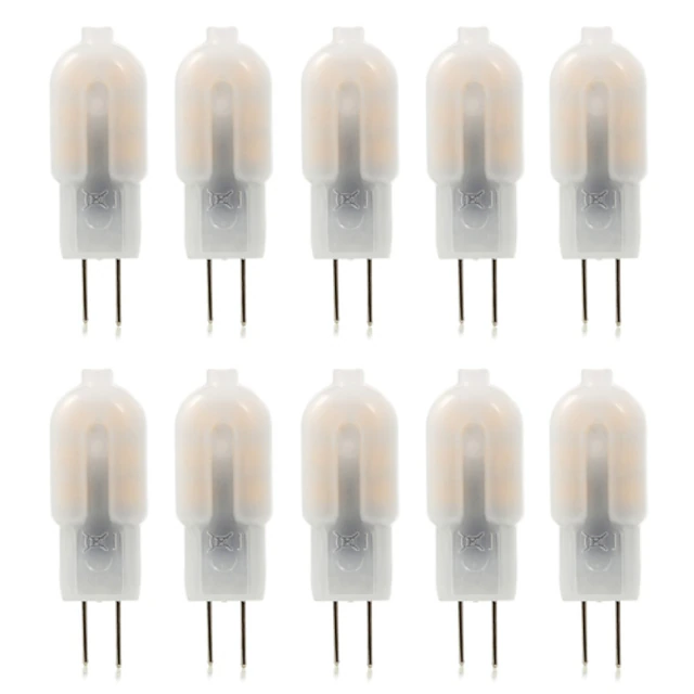 10pcs 3W LED Bi-pin Lights Bulbs 300lm G4 12LED Beads SMD 2835 Dimmable ...