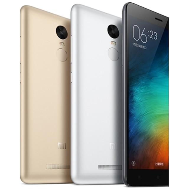  Xiaomi Redmi Note 3 5.5 inch / 5.1-5.5 inch Tommer 4G smartphone (3GB + 32GB 16 mp 4050mAh mAh) / 1920*1080 / FDD (B1 2100MHz) / FDD (B3 1800MHz) / FDD (B7 2600MHz) / TDD (B38 2600MHz)
