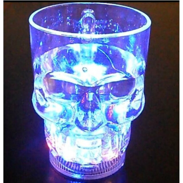  lygf LED osvětlení lebka pohár 400ml, kreativní módní dárky hračky