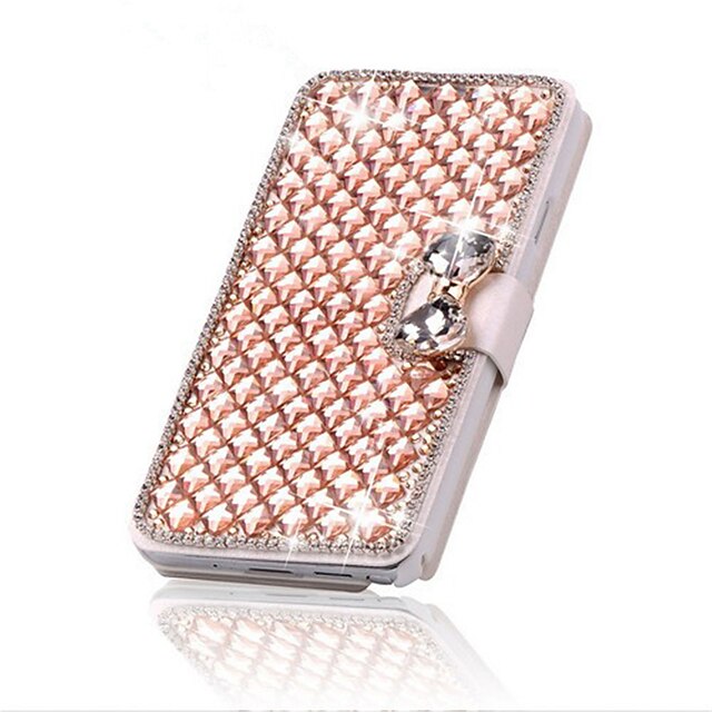  Case For iPhone 5 / Apple / iPhone X iPhone X / iPhone 8 Plus / iPhone 8 Card Holder / Rhinestone / with Stand Full Body Cases Geometric Pattern Hard PU Leather